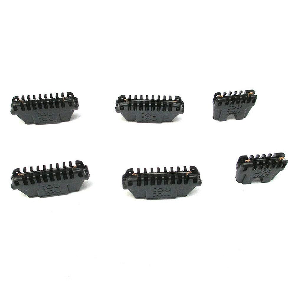 4 Wide &2 Narrow Replacement Thermicon Refill Tip Blades for Nono Hair Removal Epilator 8800 MINI Pro 3 and Pro 5