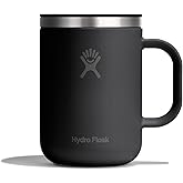 Hydro Flask Coffee Mug – Insulated Stainless Steel, Non Spill, Leak Resistant Travel Mug 24 Oz Tonal Black