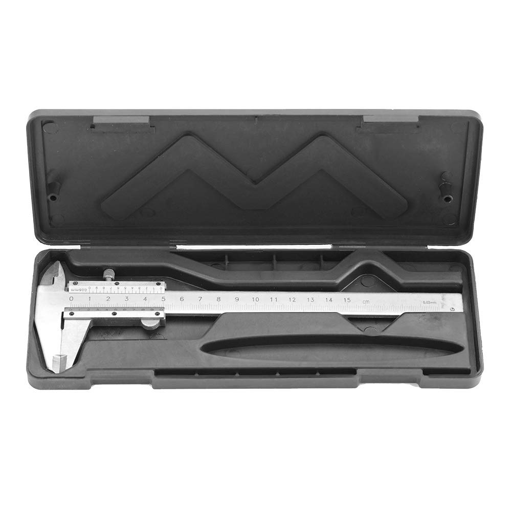 Micrometer Vernier Caliper - High Accuracy Carbon Steel Metal Vernier Caliper Micrometer Gauge Measuring Tool 0-150mm
