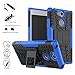 Sony Xperia XA2 Case,Mama Mouth Shockproof Heavy Duty Combo Hybrid Rugged Dual Layer Grip Cover with Kickstand for Sony Xperia XA2 5.2 Inch 2018 (with 4 in 1 Packaged),Blue