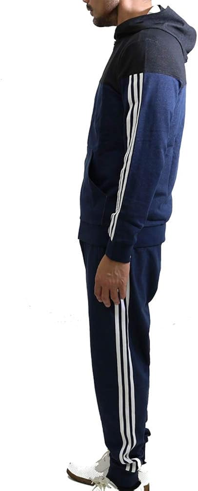 アディダス メンズ デニムスウェット上下組み 上下セット セットアップ L ナイトインディゴ上下組 トレーナー パーカー 通販 Amazon