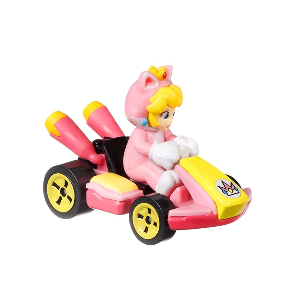 Hot Wheels Mariokart - Cat Peach Standard Kart