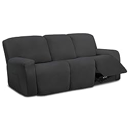 Easy-Going 8 Pieces Microfiber Stretch Sectional