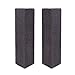 Sofa-Scratcher Squared' Cat Scratching Post & Couch-Corner/Furniture Protector 2-Pack (Black)