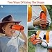 Aurosports Kids Binoculars Auto Focus, Gifts for 4-8 Year old Girls Boys,5-13 Year Old Top Boys Girls Toys for Kids Teen Children Birthday Gifts Orange