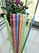 KKMO 12 Piece 9 inch Clear BPA-Free Reusable Plastic Thick Drinking Straws 16 OZ Mason Jar Straws Small Stripe for 20 30 OZ Yeti
