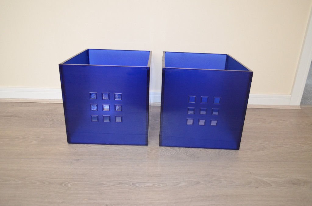 Galleon IKEA LEKMAN BLUE STORAGE BOX