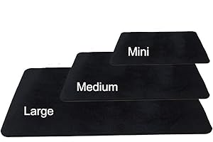 blue-ther 1pc Professional Close Up Poker Deck Card Mat (Black) Magic Tricks Illusions Accessories Gimmick Props Magicians Ma