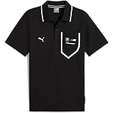 PUMA Men's Standard BMW M Motorsport Polo, Black SS25, Small