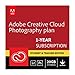 Adobe Creative Cloud Photography plan (Photoshop CC + Lightroom) Student and Teacher (Download) - Validation Required