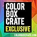 ColorBoxCrate Pokemon Go Trade Stickers, 6 Pack, Includes 5 Trade Decals plus 1 Hatching Oh Egg Decal (Red Team Valor Trade Stickers)