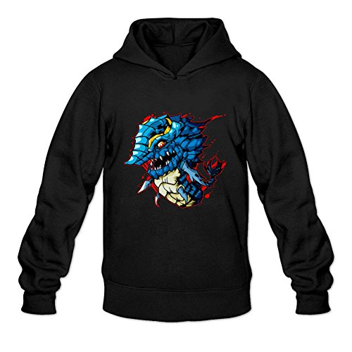 Reder Men's Armor Shark by Devilkei Sweatshirt Hoodie XL Black