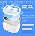 Vmotor Electric Lunch Box Food Heater Portable Lunch Heater with Removable 304 Stainless Steel Container Food Grade Material(110v Blue)