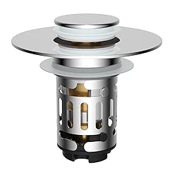 Hibbent Upgraded 3 in 1 Bathroom Sink Drain