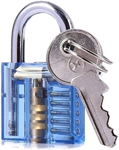 Happy Will Crystal Professional Visible Cutaway of Padlocks Lock for Locksmith / Hobbyist