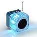 NIZHI TT-028 Portable Music Box USB TF Micro SD Card MP3 Player LCD Time Display Mini Speaker FM Radio