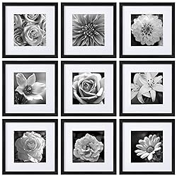 eletecpro 12x12 Picture Frames Set of 9 Classic