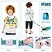 Toddler Leash & Harness for Safety, GKCI Child Anti Lost Wrist Link-Toddlers Harnesses Leashes for Walking-Keep Kids & Babies Close with You-Upgrade with Reflective Tape Liner-6.5ft(Blue)