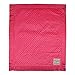 My Blankee Minky Dot/Back Satin Flat Satin Border Blanket, Raspberry, 30