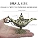 AVESON Classic Vintage Hollow Magic Genie Light Costume Lamp Home Table Decoration & Gift, Small Size, Bronze