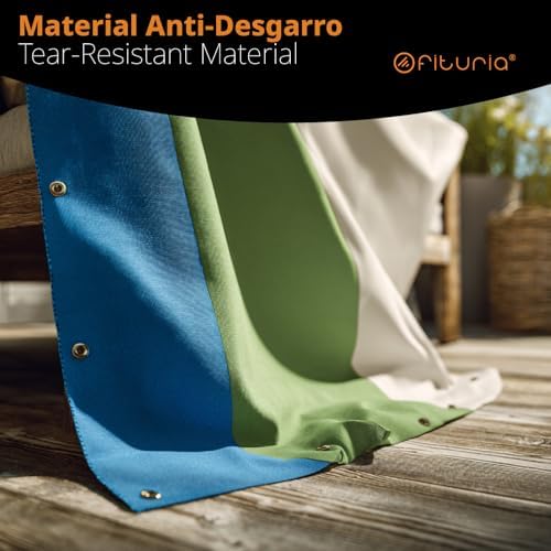 Lona Multiuso Impermeable 2 x 3 m Mix 3 Colores, Pack 3 uds, Ideal para Cubrir y Proteger Muebles y Objetos en Exterior, jardín, Camping y Obras (2x3m, 3 uds)