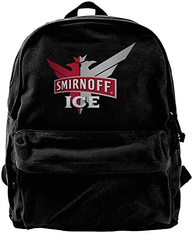 WuliXD Smirnoff Ice Logo Canvas Backpack Travel Bag