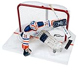 Mcfarlane Toys NHL Legends Series 2 Figure: Grant Fuhr with White Edmonton Oilers Jersey (Goalie)