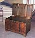 Vintiquewise(TM) Old Fashioned Wooden Storage Treasure Trunk