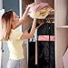 HOUSE DAY Garment Bags for Storage 5 Pack 42 inch Garment Bags for Travel Foldable Storage Bags Suit Covers For Closet,Washable Garment Suit Cover for Dresses,Suits,Coats