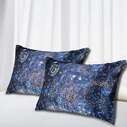 patterned silk pillowcase
