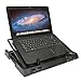 Gaming Laptop Cooler, iKross 2-in-1 Laptop Cooling Pad with 5 Adjustable tilt Level Stand and Dual LED 130mm Fans Suitable for Laptops up to 17.3-inch