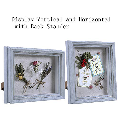 image for Flagship Frames Flagship Shadow Box Frame Sized 8x10 Inch with Linen B