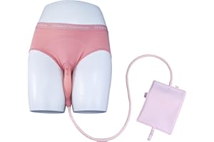 baiibai Adult Incontinence Briefs，Incontinence Protector/Bladder Control Bag，Urinary Incontinence Pants Silicone Urine Catheter Bags with Urine Catheter，Night Collection Urine & Leg Bag (XXL, Women)