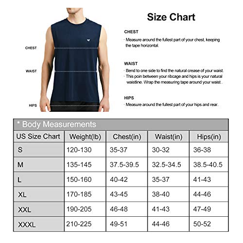 Roadbox Men's 3 Pack Performance Sleeveless Workout Muscle Bodybuilding Tank Tops Shirts - Thumbnail 6