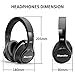 Bluedio U (UFO) PPS 8 Drivers High-End Bluetooth headphones Revolution/3D Sound Effect/Aluminum alloy build/Hi-Fi Rank wireless&wired Over-Ear headsets with carrying hard case Gift-package (Black)
