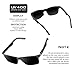 Sports Polarized Sunglasses for Men Driving Fishing Running Wayfarer Vintage Al-Mg Metal Frame Sun Glasses Gray