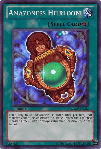 Yu-Gi-Oh! - Amazoness Heirloom (DREV-EN087) - Duelist Revolution - 1st Edition - Super Rare