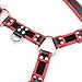 ClearUmm Men's Leather Body Chest Harness Belt with Double-shoulder Cage Belt Adjustable