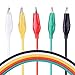 EAONE 50 Pieces Test Leads Set with Alligator Clips, Double-end Jumper Wire with Free Box, 19.7 Inches