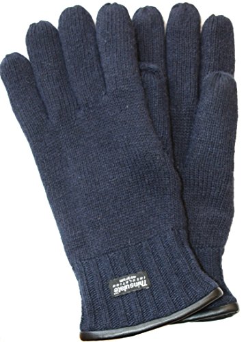 EEM Thinsulate gloves FYNN for men with thermal lining, 100% wool, navy 2XL
