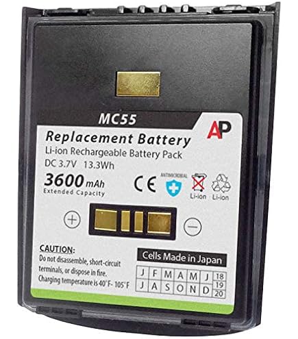 Batteria 3600mAh Per Symbol MC55 MC65 - Compatibile Con Modelli MC55, MC5574, MC659