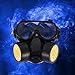UEB Industrial Gas Chemical Anti-Dust Paint Respirator Mask Glasses Goggles Set