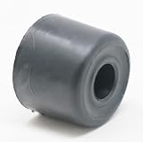 fiXte Rubber Door Stopper Stop Bump Stop 28mm Black Pack of 2 Wall Floor Mounted view 3