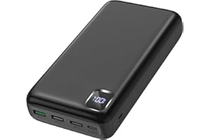 ENERWOW Portable-Charger-Power-Bank - 50000mAh Powerbank PD 30W and QC 4.0 Fast Charging External Battery Pack with USB-C LED 4 Outputs & 2 Inputs Portable Charging for iPhone 15 14 13 pro, Samsung