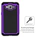 Galaxy J2 Prime Case,Galaxy Grand Prime Plus Case,ANLI(TM)[Shock Absorption] Drop Protection Hybrid Dual Layer Armor Protective Case Cover for Samsung Galaxy J2 Prime/Galaxy Grand Prime Plus Purple