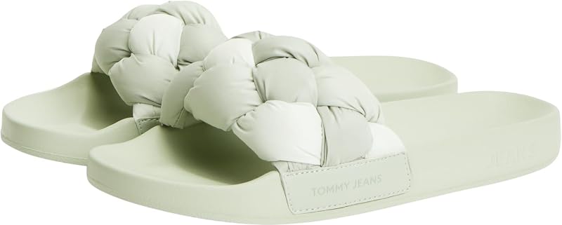 Claquettes tressées Tjw pour femme EN0EN02975, vert (dégradé de sauge brumeux), pointure 39
