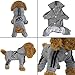 Scheppend Original Adidog Pet Clothes for Dog Cat Puppy Hoodies Coat Doggie Winter Sweatshirt Warm Sweater Dog Outfits, Grey Medium