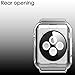 IOVECT CYJ23 Apple watch series 3 screen protector 42mm, iwatch 3 Case TPU SEMI-Around 0.3mm Ultra-Slim Soft High Transparency Scratch-Resistant Cover
