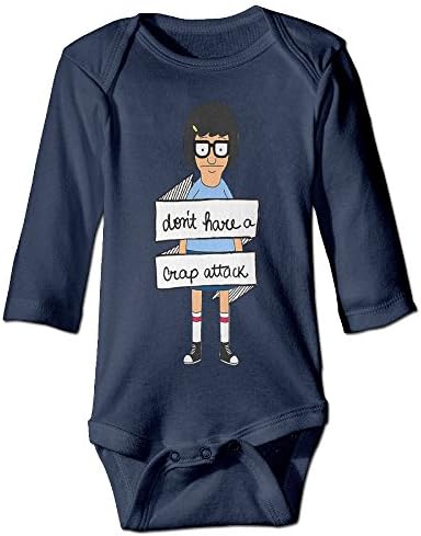 DETED Bob's Burgers Tina Belcher Girl Cute Newborn Baby Climb Clothes Size6 M Navy