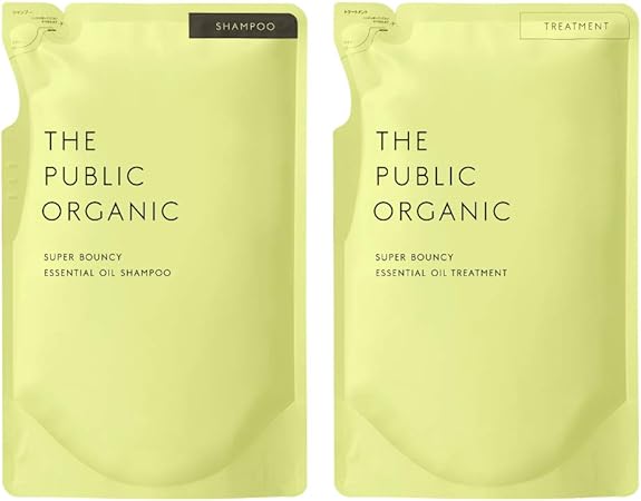 Amazon ザ パブリック オーガニック シャンプー トリートメント ベストコスメ 詰め替え セット スーパーバウンシー 400ml 400ml The Public Organic ザ パブリック オーガニック シャンプー コンディショナーセット 通販